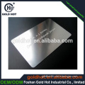 New products 2015 customized cheap metal business cards china brushed glossy matt metal cards